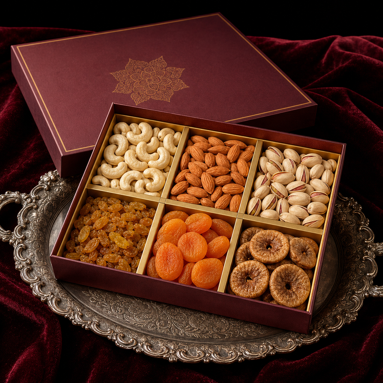 Mixed dry-fruit gift box from The Baked