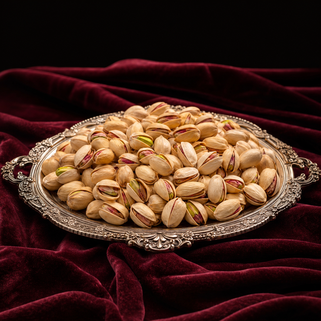 Roasted pistachios pack from The Baked